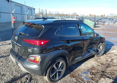2020 Hyundai Kona Limited z USA, uszkodzony, nr VIN KM8K3CA59LU564833